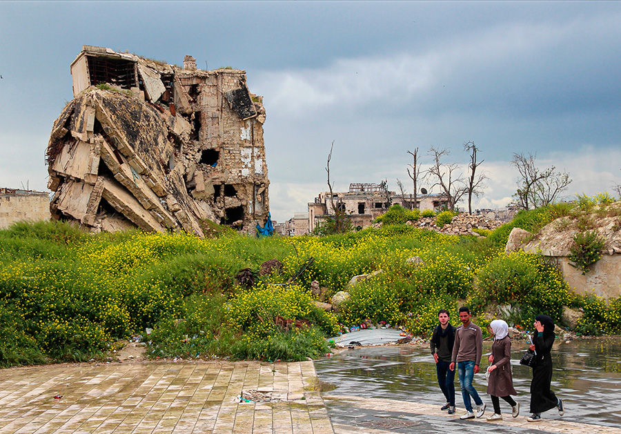 aleppo ruins