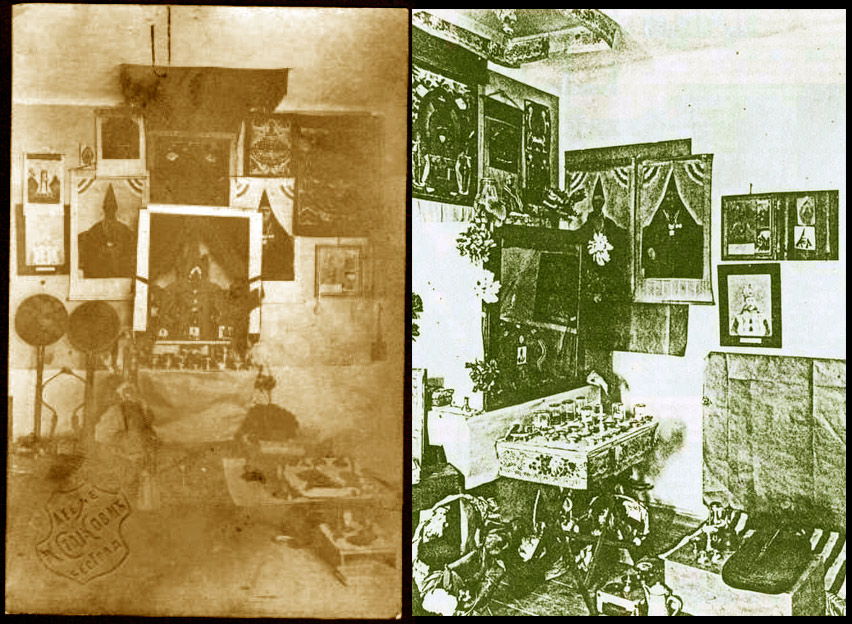 buddhist temple in belgrade altar