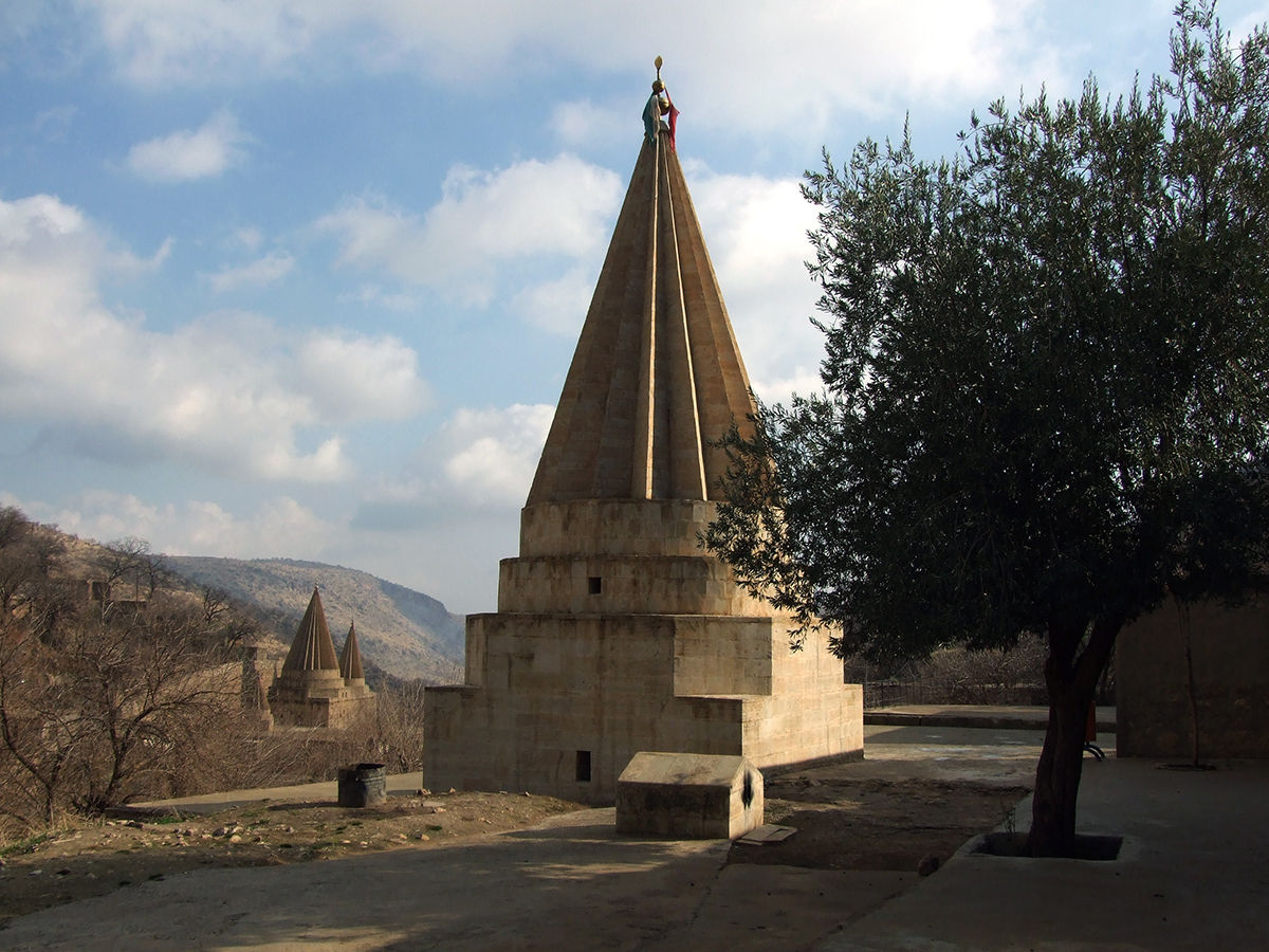 Devil, Peacock and the Crescent Moon