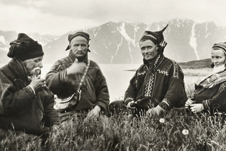 Lapland: A Herd of Reindeer